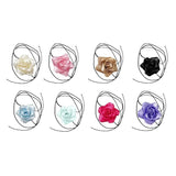 Camellia Necklace Collarbone Chain Wax Rope Choker Wedding Halloween Jewelry