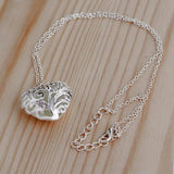 Heart Pendant Glow In The Dark Necklace for Women