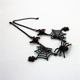 Nightmare Before Christmas Spider Web Necklace Choker Women Chain