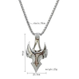 Luminous Cross Anchor Pendant Men Hip Hop Accessories