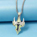 Luminous Cross Anchor Pendant Men Hip Hop Accessories