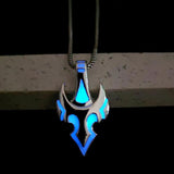 Luminous Cross Anchor Pendant Men Hip Hop Accessories