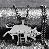 Witchcraft Magic Cat Necklace Halloween Gift Z7033S06