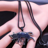 Witchcraft Magic Cat Necklace Halloween Gift Z7033S06