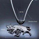 Witchcraft Magic Cat Necklace Halloween Gift Z7033S06