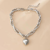 Y2K Halloween Personalized Punk Love Wings Necklace