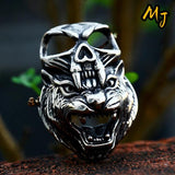 Vintage Wolf Head Necklace Punk Gothic Hip Hop Male Female Party Gift Jewelry