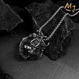 Vintage Wolf Head Necklace Punk Gothic Hip Hop Male Female Party Gift Jewelry
