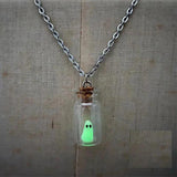 Glow In The Dark Pendant Necklace Halloween Gift Jewelry Gothic Charm