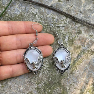 Personalized Bat Gem Necklace for Halloween