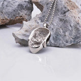 Halloween Skull Necklaces for Men Geometric Stainless Steel Chains Choker
