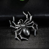 Vintage Spider Insect Punk Rock Pendant Necklace Halloween Gift