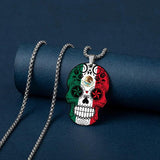 Skull Woman Necklaces Jewelry Halloween Long Women Necklace Chain Pendant Ladies