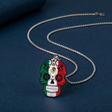 Skull Woman Necklaces Jewelry Halloween Long Women Necklace Chain Pendant Ladies