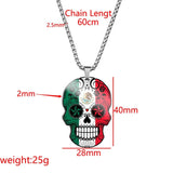 Skull Woman Necklaces Jewelry Halloween Long Women Necklace Chain Pendant Ladies