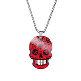 Skull Woman Necklaces Jewelry Halloween Long Women Necklace Chain Pendant Ladies
