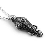 Vintage Viking Insect Pendant Necklace Men Halloween Party Jewelry