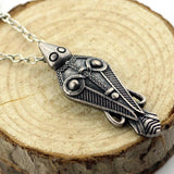 Vintage Viking Insect Pendant Necklace Men Halloween Party Jewelry