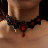 Halloween Lace Choker Necklace for Women X7720