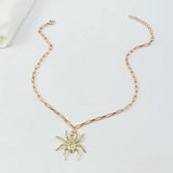Retro Halloween Spider Necklace For Women