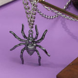 Retro Halloween Spider Necklace For Women