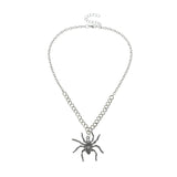 Retro Halloween Spider Necklace For Women