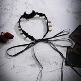 Gothic Lace Choker Necklace For Women Halloween Collar