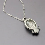 DIY 3D Big Owl Stainless Steel Necklace Gothic Nighthawk Jewelry