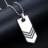 Arrow Pendant Necklace Chain Hip Hop Rock Jewelry Gift