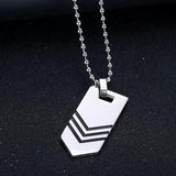 Arrow Pendant Necklace Chain Hip Hop Rock Jewelry Gift