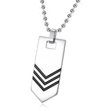 Arrow Pendant Necklace Chain Hip Hop Rock Jewelry Gift