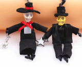 Skull Doll Necklace Halloween Jewelry