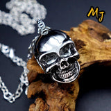Vintage Gothic Skull Pendant Necklace Punk Hip Hop Men's and Women's
