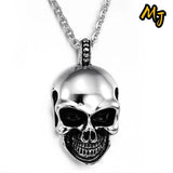 Vintage Gothic Skull Pendant Necklace Punk Hip Hop Men's and Women's