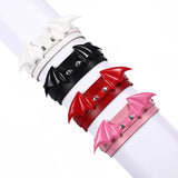 Halloween Bat Wings Gothic Choker Necklace For Women Girls