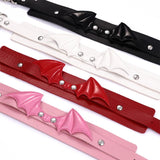 Halloween Bat Wings Gothic Choker Necklace For Women Girls