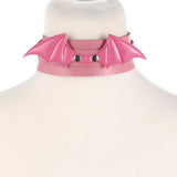 Halloween Bat Wings Gothic Choker Necklace For Women Girls