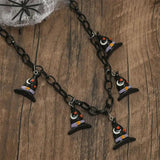Funny Pumpkin Ghost Necklace Halloween Collarbone Chain