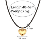 Goth Heart Pendant Choker Halloween Necklace Women