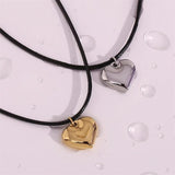 Goth Heart Pendant Choker Halloween Necklace Women