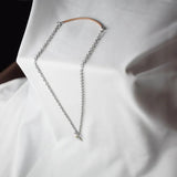 Halloween Ghost Pendant Necklace Stainless Steel Cowhide Women's Party