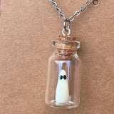 Glow In The Dark Adopt A Ghost Necklace Halloween Jewellery