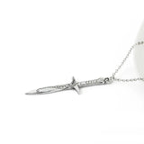 Retro Punk Movie Sword Pendant Necklaces Chain for Men