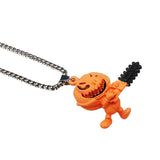 Funny Cartoon Pumpkin Pendant Necklace