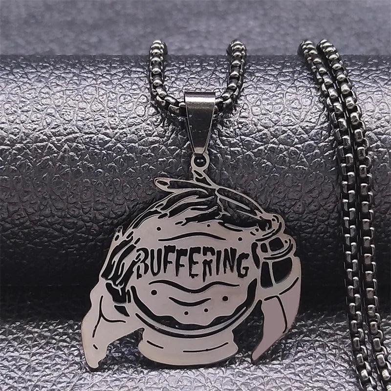 Witchcraft Divination Crystal Ball Necklace Halloween Gift