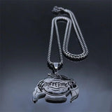 Witchcraft Divination Crystal Ball Necklace Halloween Gift