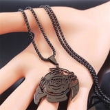 Witchcraft Divination Crystal Ball Necklace Halloween Gift