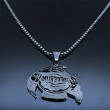 Witchcraft Divination Crystal Ball Necklace Halloween Gift