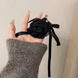 Rose Flower Choker Lace Necklace Wedding Halloween