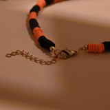 Halloween Pumpkin Pendant Necklace for Girls